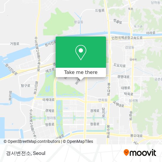 경서변전소 map