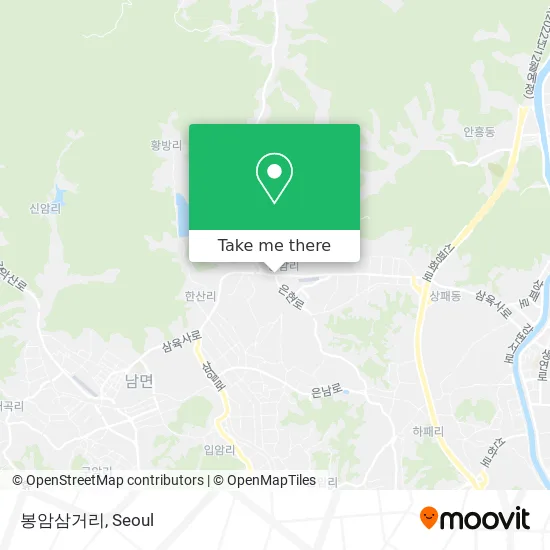 봉암삼거리 map