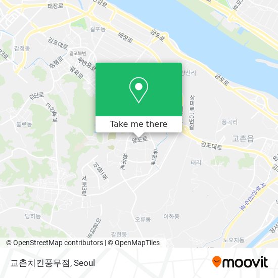 교촌치킨풍무점 map