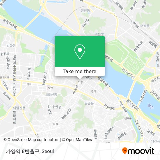 가양역 8번출구 map