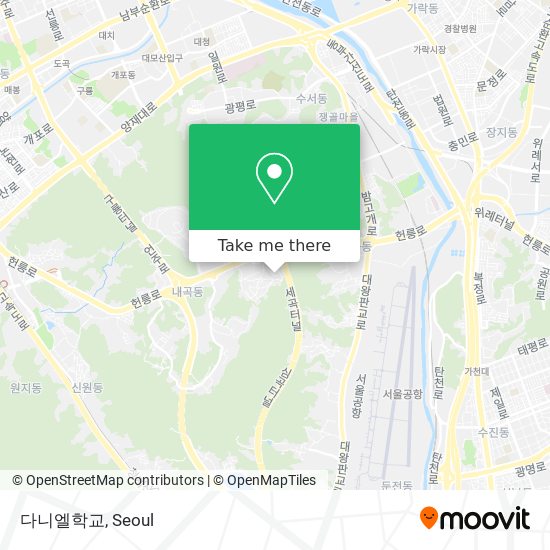 다니엘학교 map