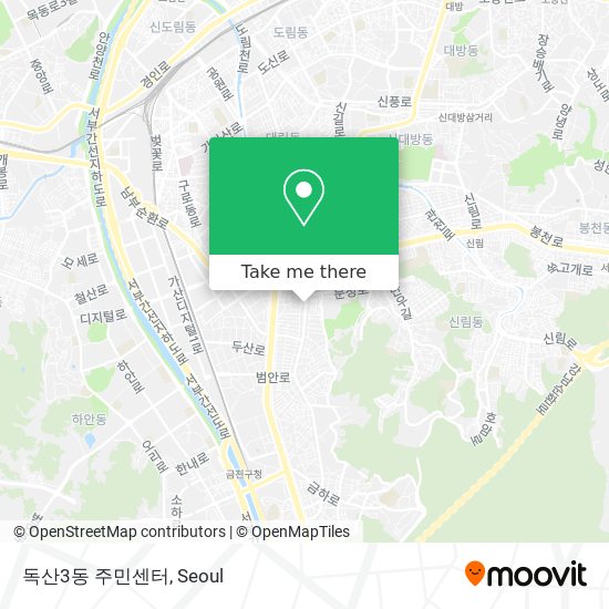 독산3동 주민센터 map