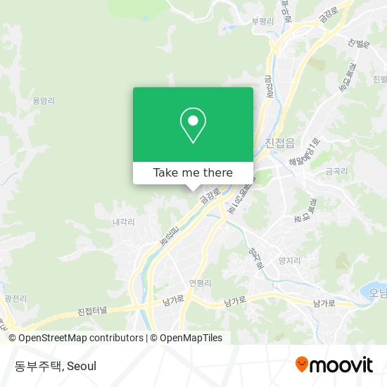 동부주택 map