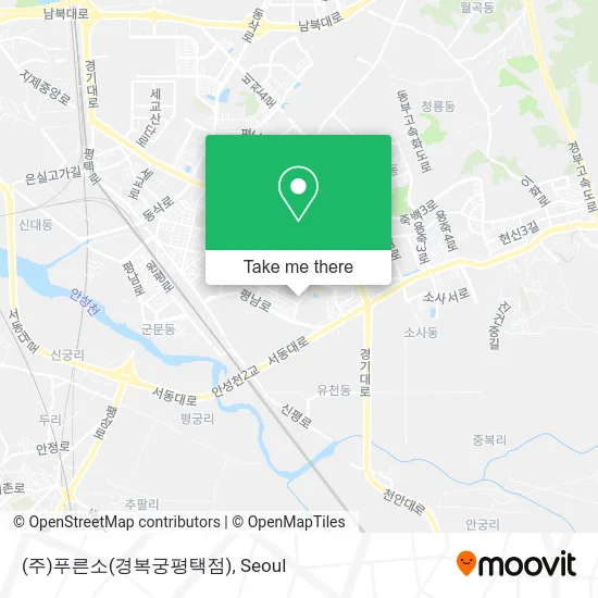 (주)푸른소(경복궁평택점) map