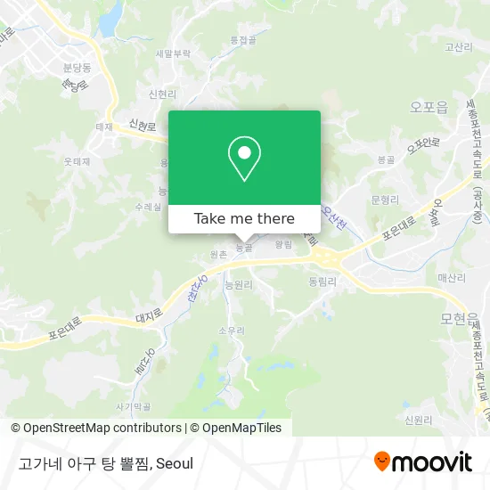 고가네 아구 탕 뽈찜 map