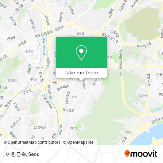 예원금속 map