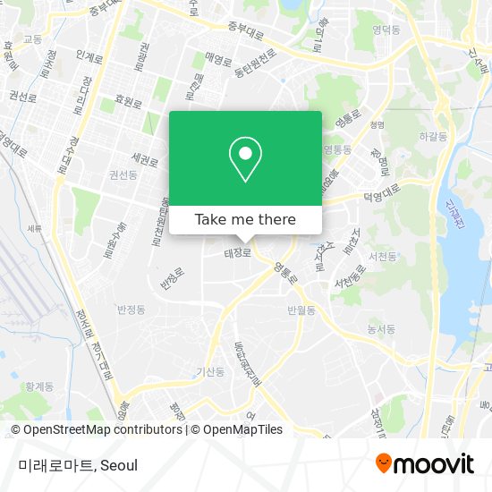 미래로마트 map