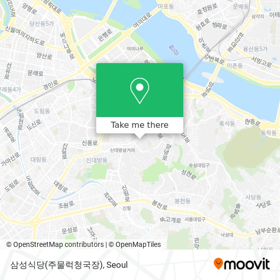 삼성식당(주물럭청국장) map