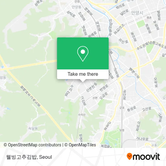 웰빙고추김밥 map