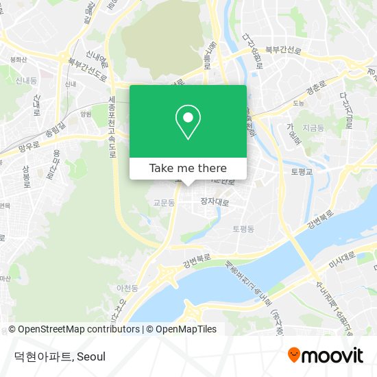 덕현아파트 map