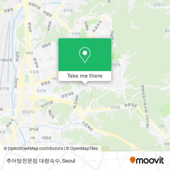 추어탕전문점 대령숙수 map