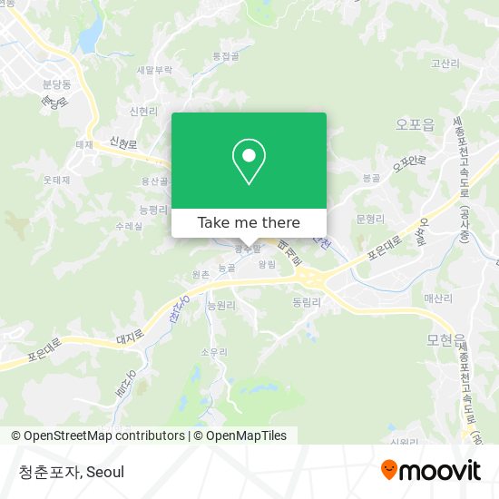 청춘포자 map