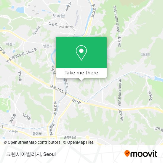 크렌시아빌리지 map