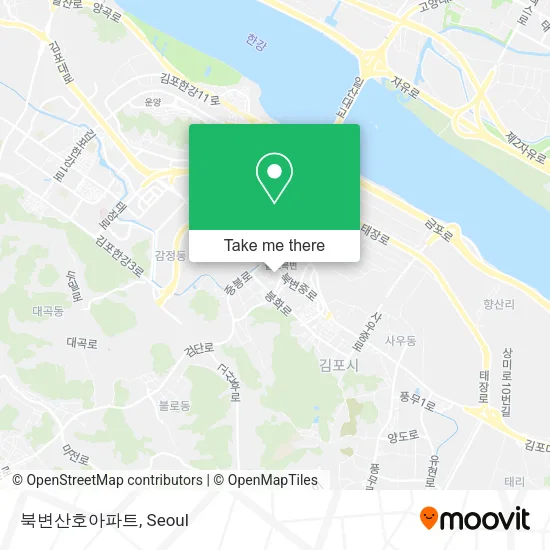 북변산호아파트 map