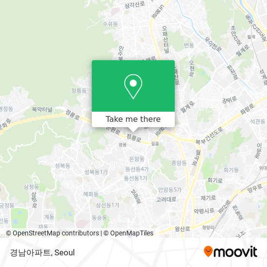 경남아파트 map