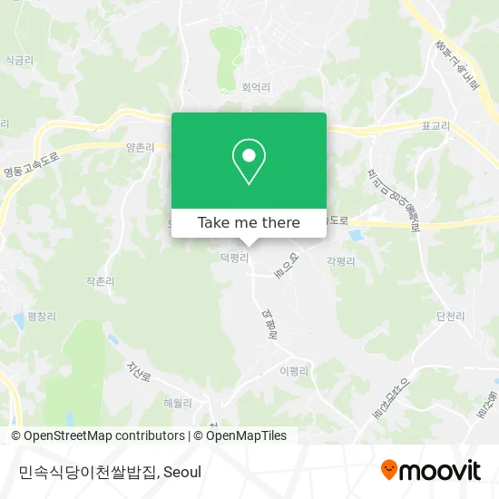 민속식당이천쌀밥집 map