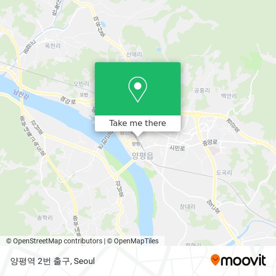 양평역 2번 출구 map