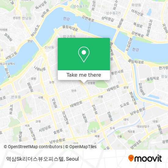 역삼Sk리더스뷰오피스텔 map