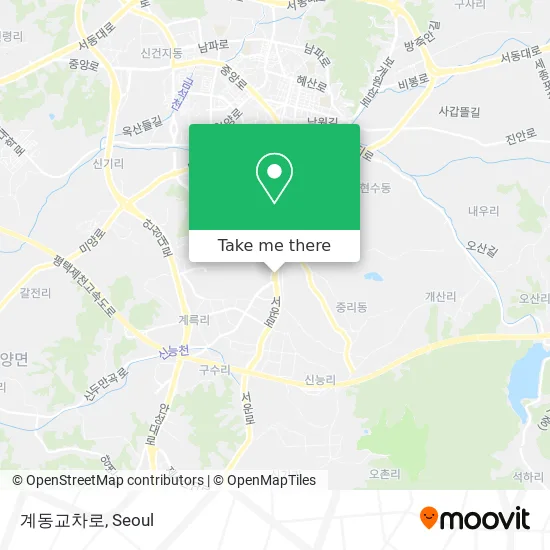 계동교차로 map