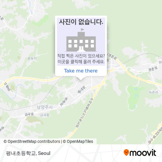 평내초등학교 map