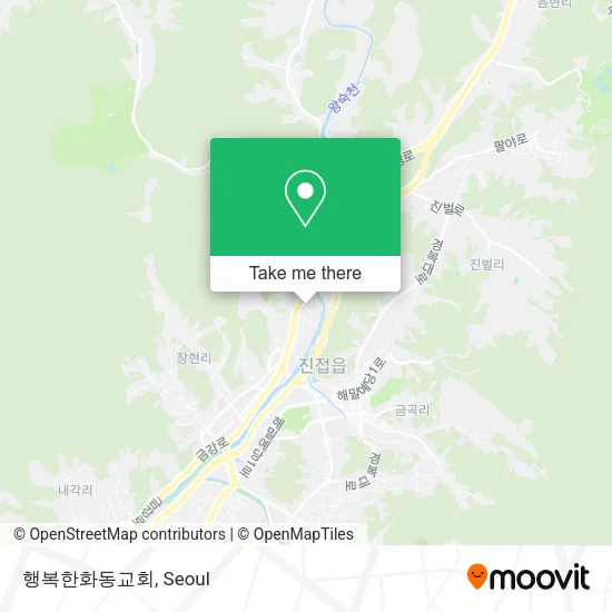 행복한화동교회 map