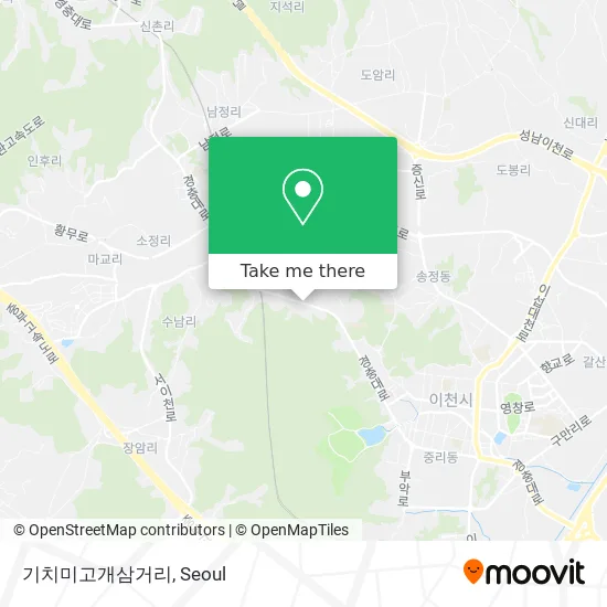 기치미고개삼거리 map