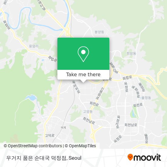 우거지 품은 순대국 덕정점 map