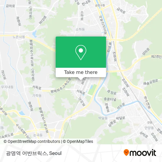 광명역 어반브릭스 map