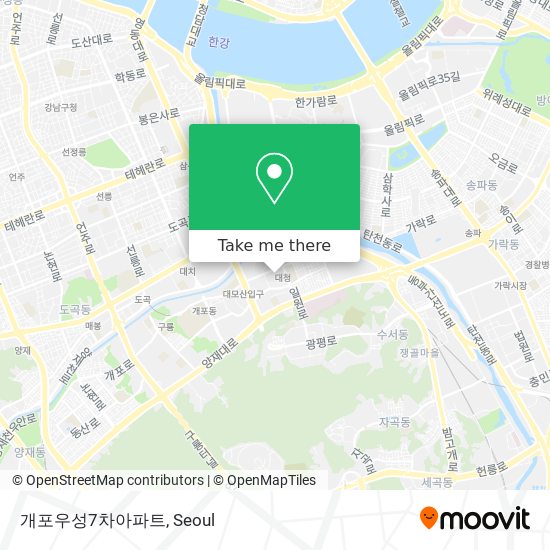 개포우성7차아파트 map