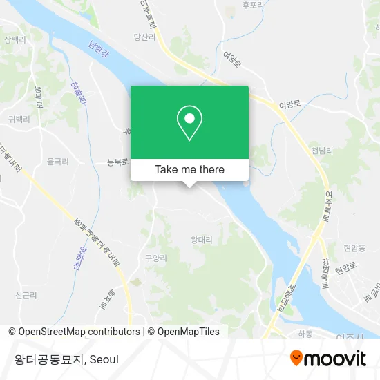왕터공동묘지 map