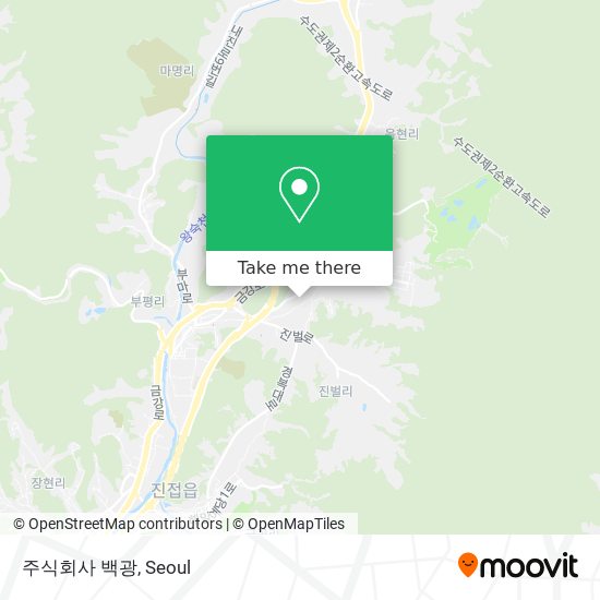 주식회사 백광 map