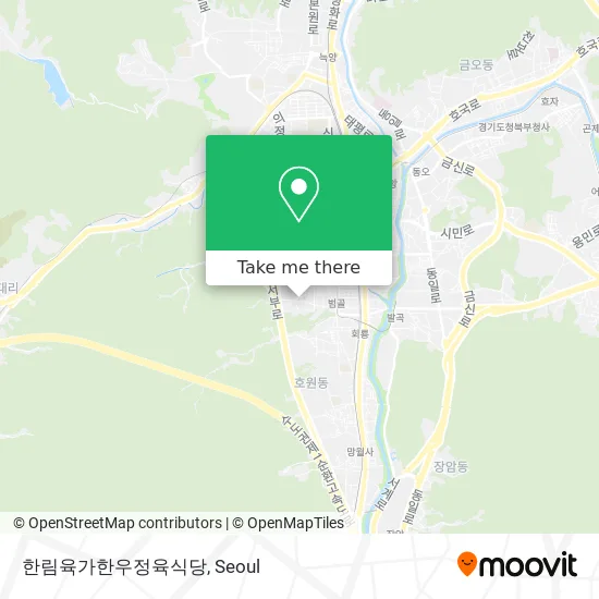 한림육가한우정육식당 map