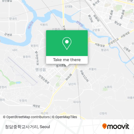 청담중학교사거리 map