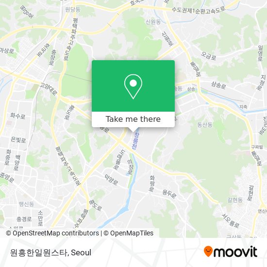 원흥한일원스타 map