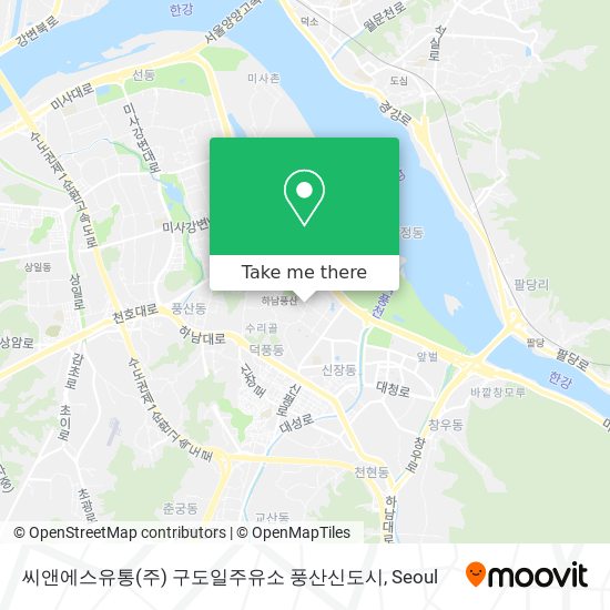 씨앤에스유통(주) 구도일주유소 풍산신도시 map