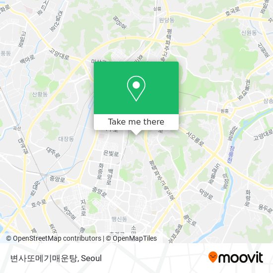 변사또메기매운탕 map