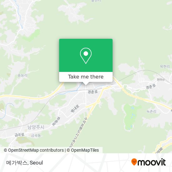 메가박스 map