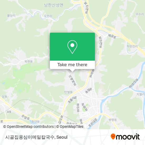 시골집옹심이메밀칼국수 map