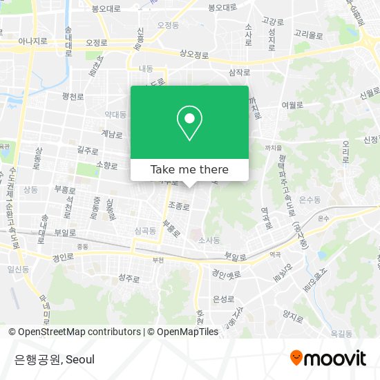 은행공원 map