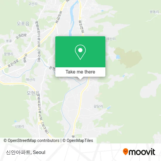 신안아파트 map