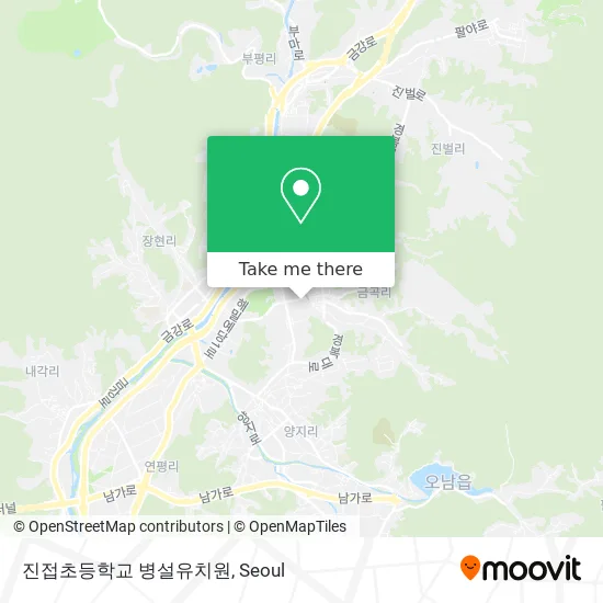 진접초등학교 병설유치원 map