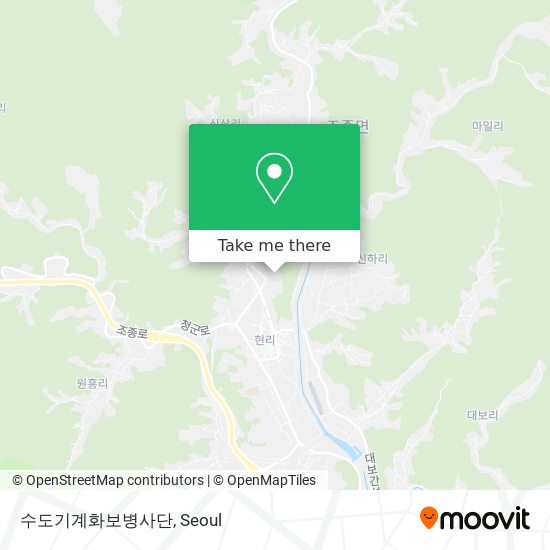 수도기계화보병사단 map