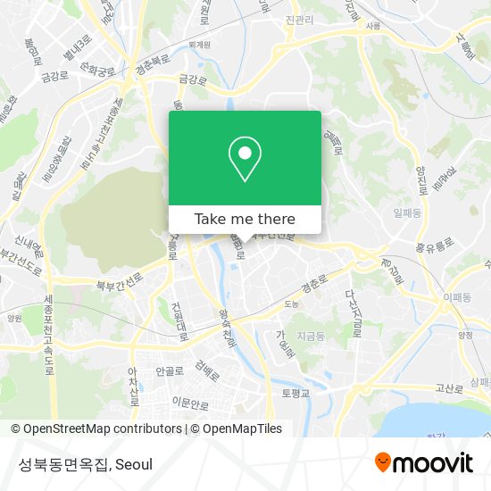 성북동면옥집 map