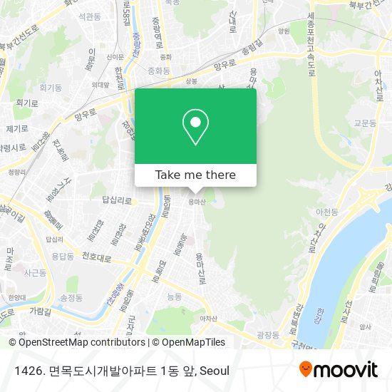 1426. 면목도시개발아파트 1동 앞 map