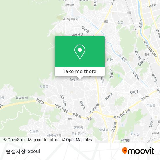 솔샘시장 map