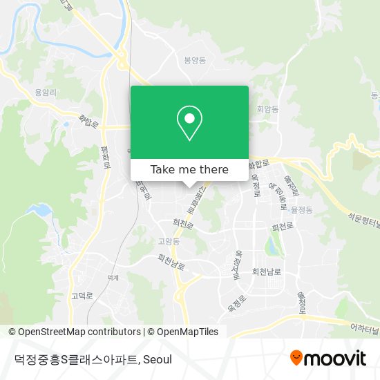 덕정중흥S클래스아파트 map