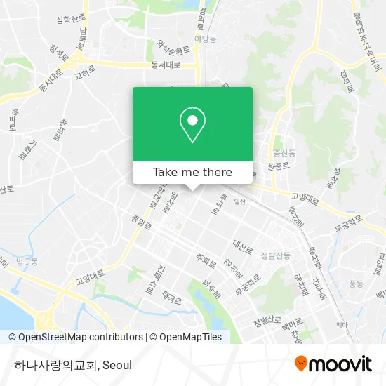 하나사랑의교회 map