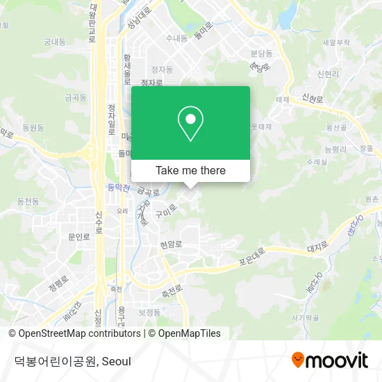 덕봉어린이공원 map