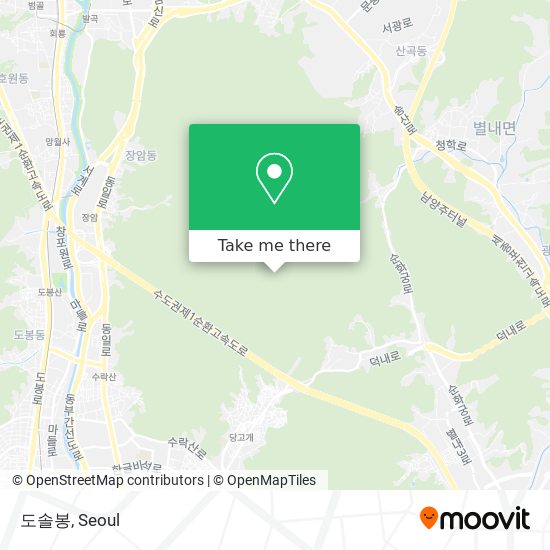도솔봉 map