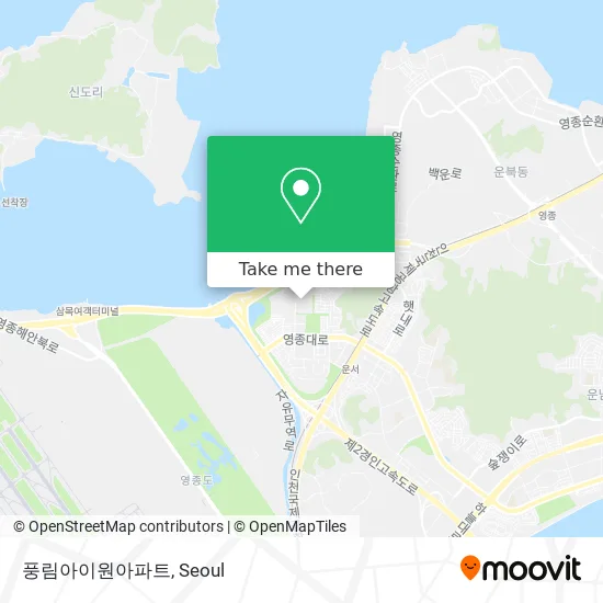 풍림아이원아파트 map
